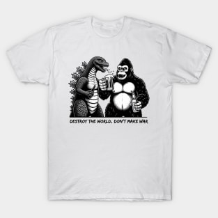 Legendary titan friendship Tee: A Must-Have for Monster Fans T-Shirt